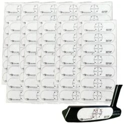 Masters Golf Eyeline Putting Impact Tape - 70 Stickers
