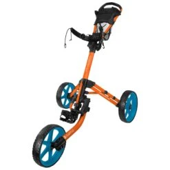 FastFold Mission 5.0 Trolley - Aqua Wheels -Golf gear Sales Store kbbccglg5oj