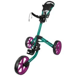 FastFold Mission 5.0 Trolley - Fuchsia Wheels -Golf gear Sales Store lltwqgmpj4z