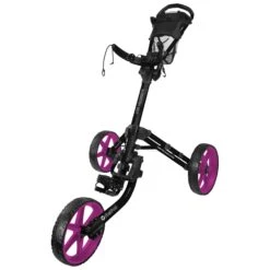 FastFold Mission 5.0 Trolley - Fuchsia Wheels -Golf gear Sales Store pls33rvyi0u