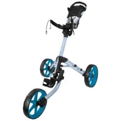 FastFold Mission 5.0 Trolley - Aqua Wheels -Golf gear Sales Store sfs2gp2piyr