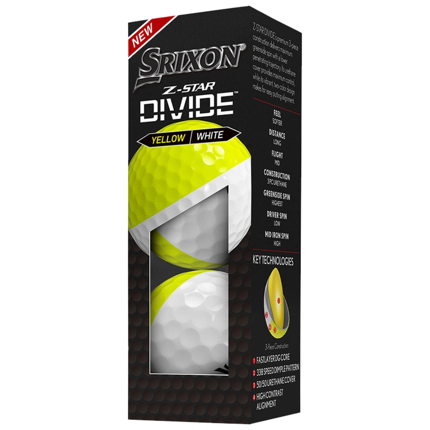 Srixon Z-Star Divide Golf Balls 2 Srixon Z-Star Divide Golf Balls - Image 2