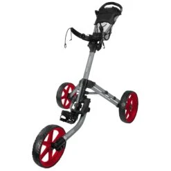 FastFold Mission 5.0 Trolley - Red Wheels -Golf gear Sales Store v5nw5cueovo