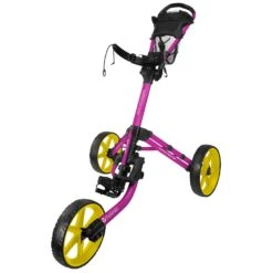 FastFold Mission 5.0 Trolley - Yellow Wheels -Golf gear Sales Store vbhze3temqj