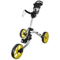 FastFold Mission 5.0 Trolley - Yellow Wheels -Golf gear Sales Store wpwc2ypgujj