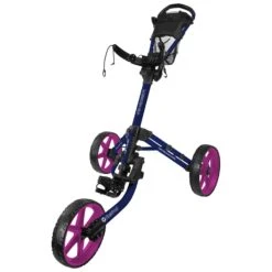 FastFold Mission 5.0 Trolley - Fuchsia Wheels -Golf gear Sales Store x1zgag0rpkc