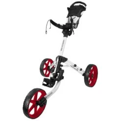 FastFold Mission 5.0 Trolley - Red Wheels -Golf gear Sales Store xzd2wvw3uru